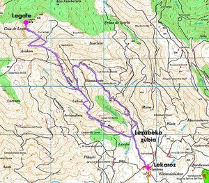 croquis del recorrido