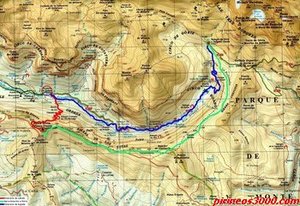 Mapa Alpina Zona Pradera Ordesa / Góriz.