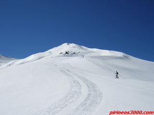 vista del itinerario desde collado del Ampriu