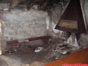 Interior del refugio