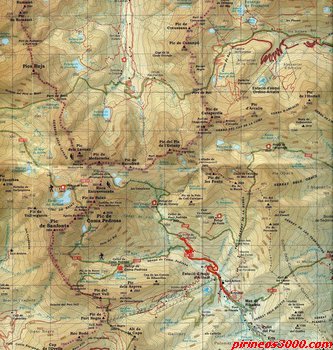 Mapa Alpina / Zona Arinsal.