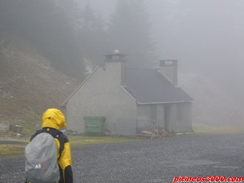 Vista exterior del refugio