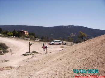 Bajando hacia el refugio