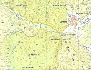 Mapa de la zona.