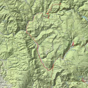 Mapa zonal de iberpix, en amarillo el barranco