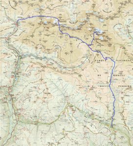 Recorrido de los cuatro dias
