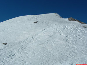 Llegando a la cima