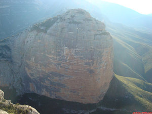 16- Desde la cima vistas de la mole de la Peña Aman.