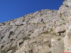 Llambrias de subida por la cara norte