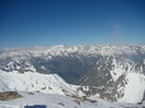 El macizo de Vignemale y la zona de Gavarnie desde la cima.