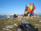 08- El grupo, en el vértice del Cerro Buey.