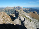 Las tres cumbres desde la cima del Aspe. (Agosto 2010).