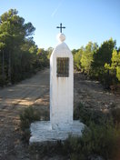 Monumento religioso en el collado de Fuentespalda