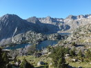 la cual nos da buenas perspectivas, Estany Tort y Negre con el refugio Josep Mª Blanc