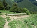 llegamos a la fuente abrevadero y aquí comemos.