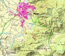 ©INSTITUTO GEOGRÁFICO NACIONAL DE ESPAÑA. Visor Iberpix. Más o menos la ruta hacia la cueva Sima de la Higuera.