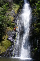 El último tercio de la cascada.