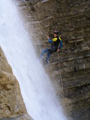 La cascada de 15 m.