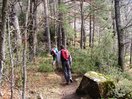 En el Robledal iniciando el descenso de la Ferrata del Sorrosal. 22--4-12.