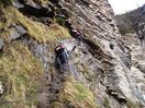 Hacia la zona plegada de la Ferrata del Sorrosal. 22-4-12.