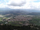 Vista  de Centelles próximos a la cima