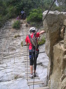 Cruzamos el puente del Salt dels  Llops.