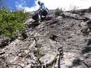 El Resalte de Salida de la Ferrata de Santa Elena. 9-7-14.