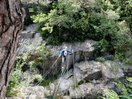 Entretenidos con el Puente Tibetano del Gállego. 9-7-14.