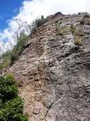 Entrada a la Ferrata de Santa Elena. 9-7-14.