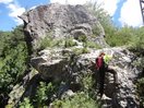 Entrada al Tercer Resalte de la Ferrata de Santa Elena. 9-7-14.