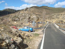 33- Llegada, al puente que salva el río Isuela, junto al cruce de carreteras.