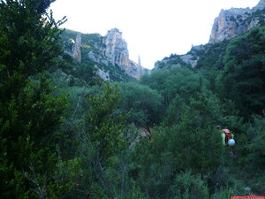 Durante la ascensión hacia Otin