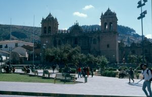 La plaza de armas de Cuzco